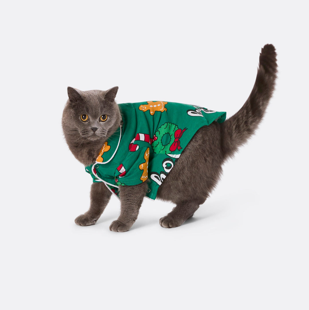 Kissojen Vihreä Hohoho Joulupyjama