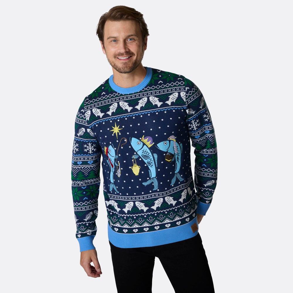 Miesten Kolme Viisasta Kalaa Jouluneule