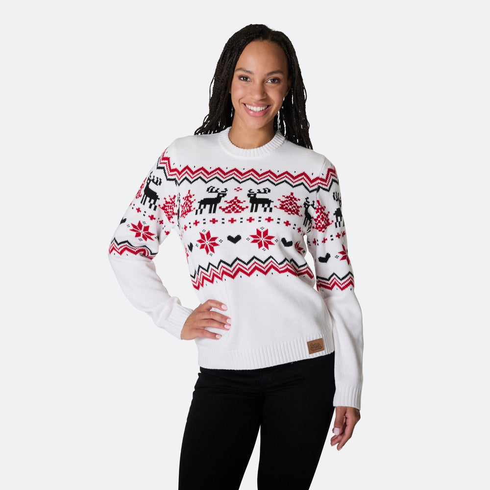 Naisten klassinen jouluneule