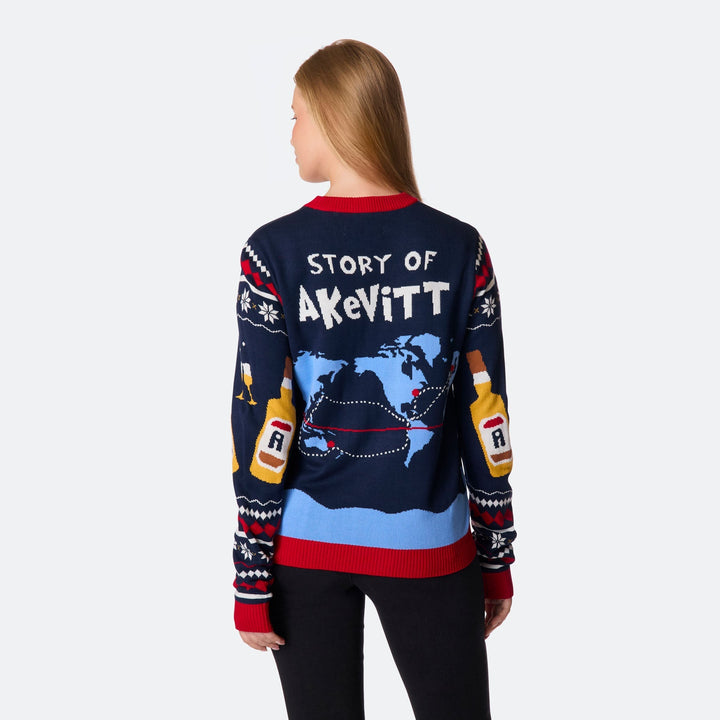 Naisten All I Want for Christmas is Akvaviitti Jouluneule
