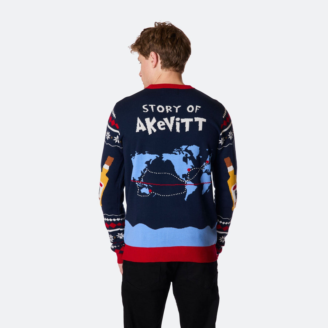 Miesten All I Want for Christmas is Akvaviitti Jouluneule