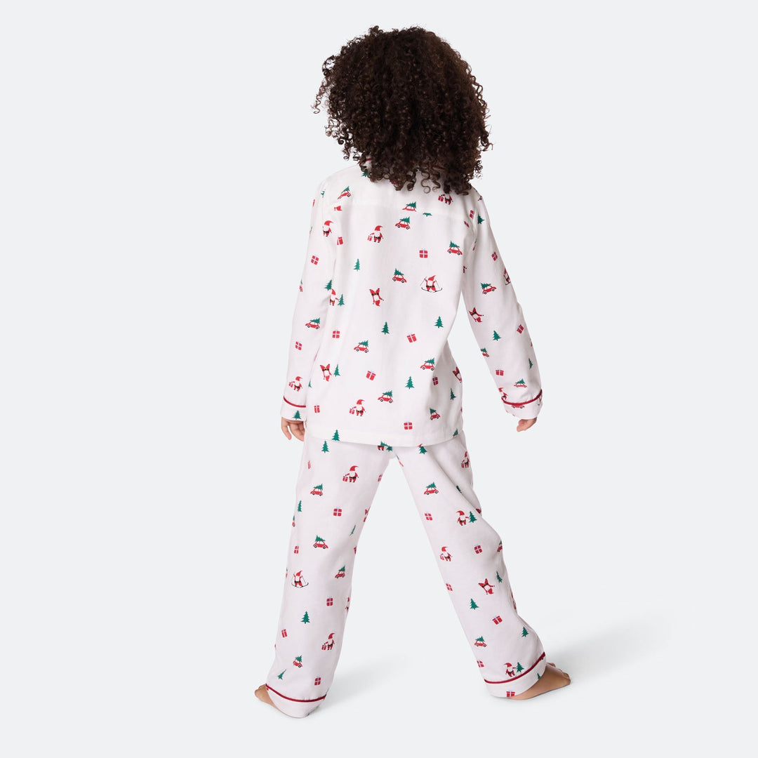 Lasten Mistelinoksa Flanelli Joulupyjama