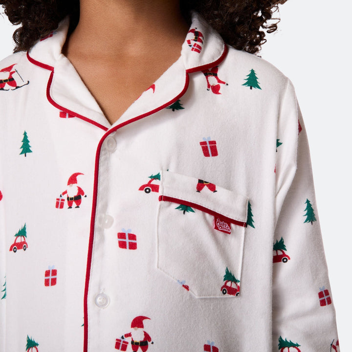 Lasten Mistelinoksa Flanelli Joulupyjama