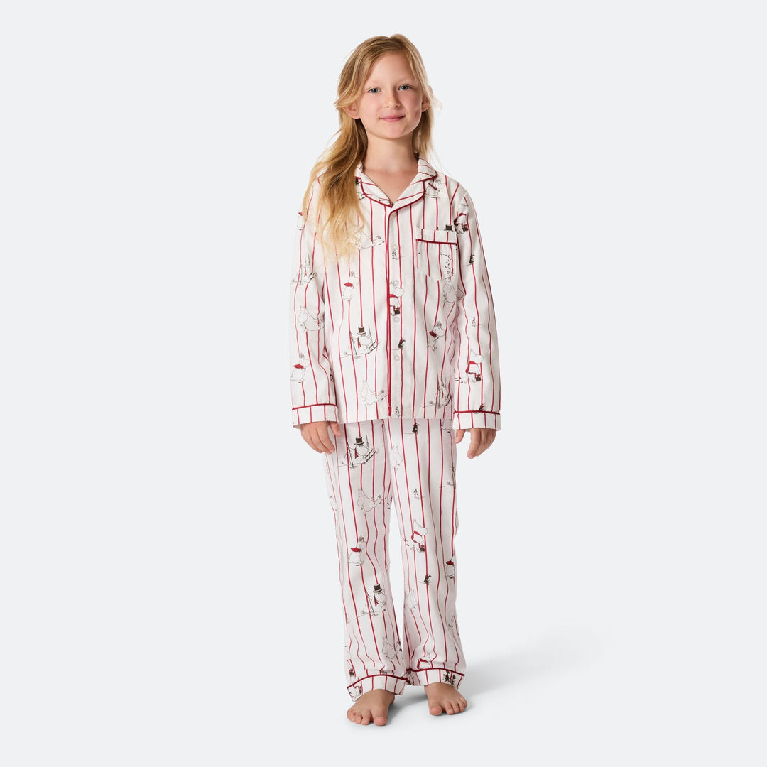Lasten Muumi Flanelli Joulupyjama
