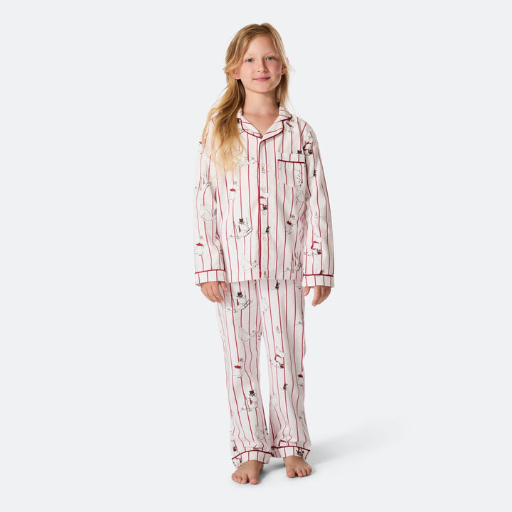 Lasten Muumi Flanelli Joulupyjama