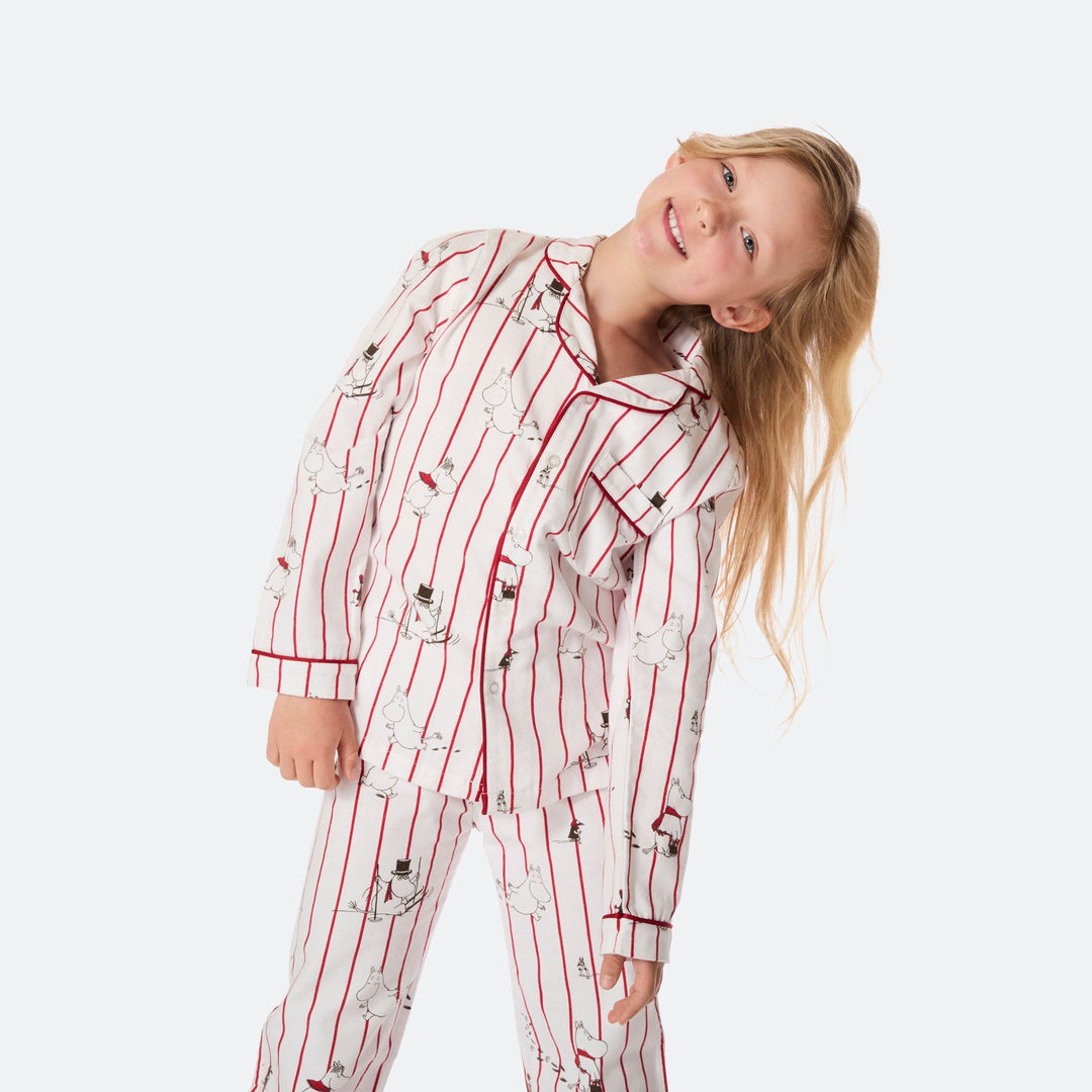 Lasten Muumi Flanelli Joulupyjama