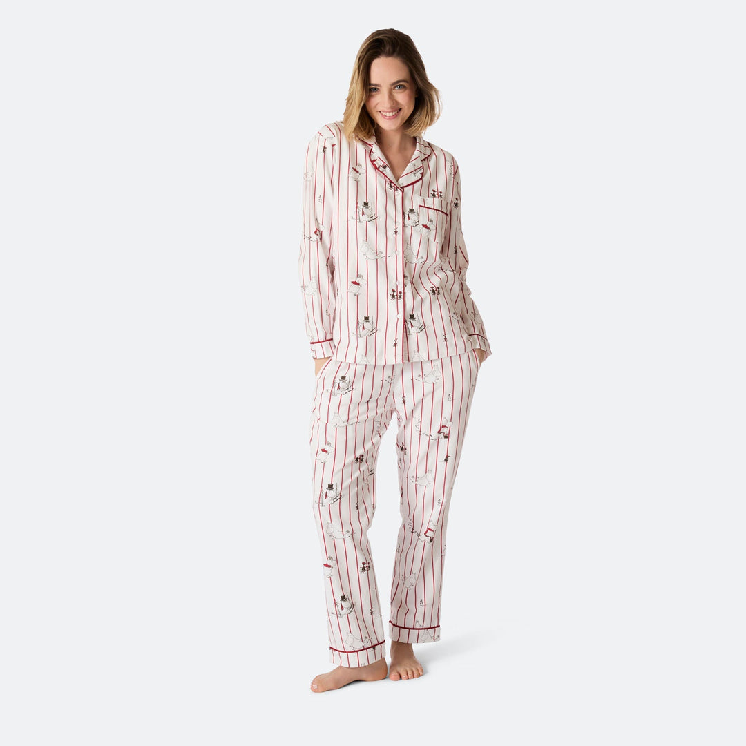 Naisten Muumi Flanelli Joulupyjama