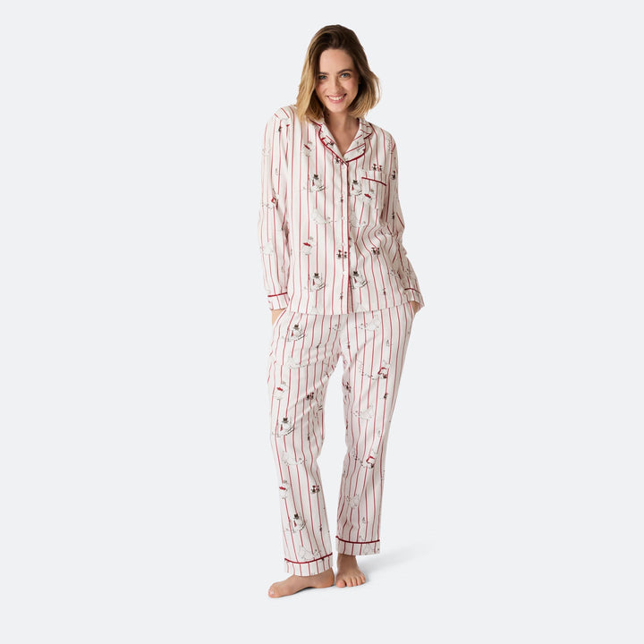 Naisten Muumi Flanelli Joulupyjama