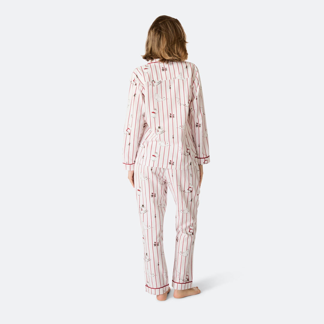 Naisten Muumi Flanelli Joulupyjama