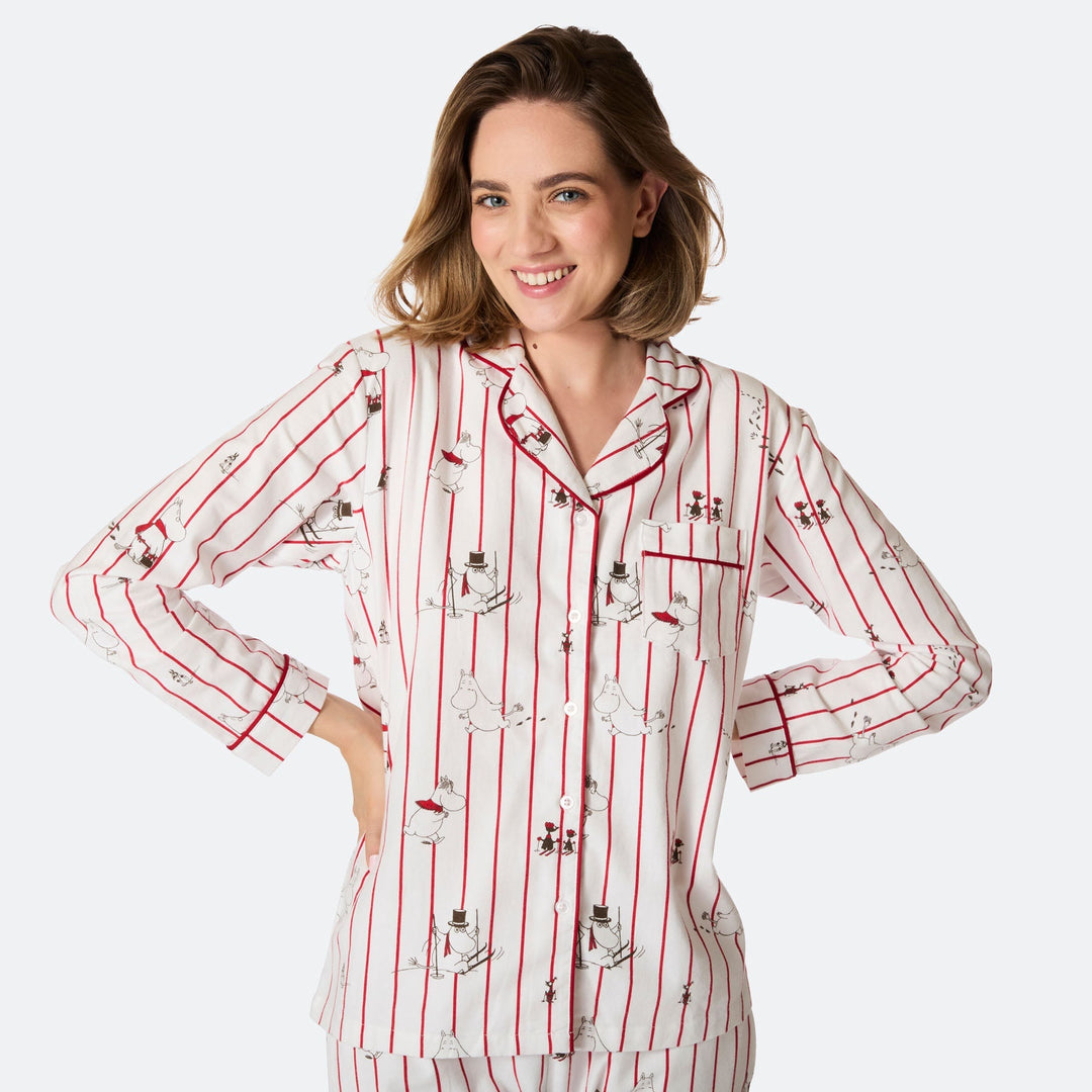 Naisten Muumi Flanelli Joulupyjama