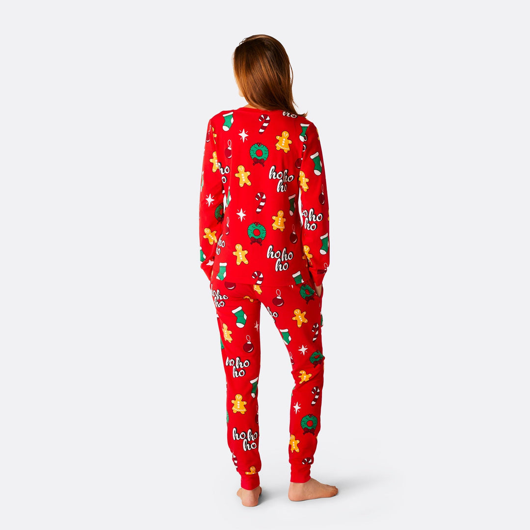 Naisten Punainen Hohoho Joulupyjama