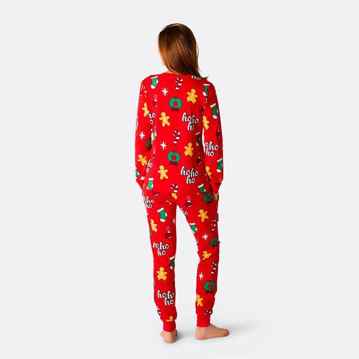 Naisten Punainen Hohoho Joulupyjama