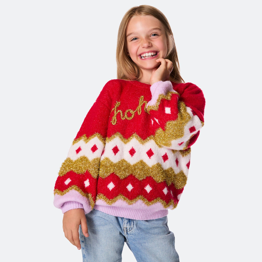 Lasten Hohoho Oversized Jouluneule