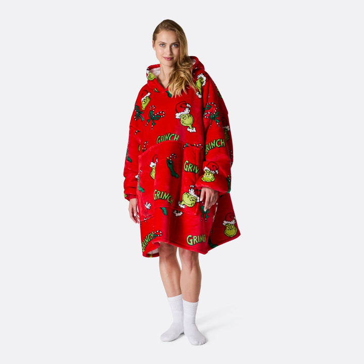 The Grinch punainen HappyHoodie