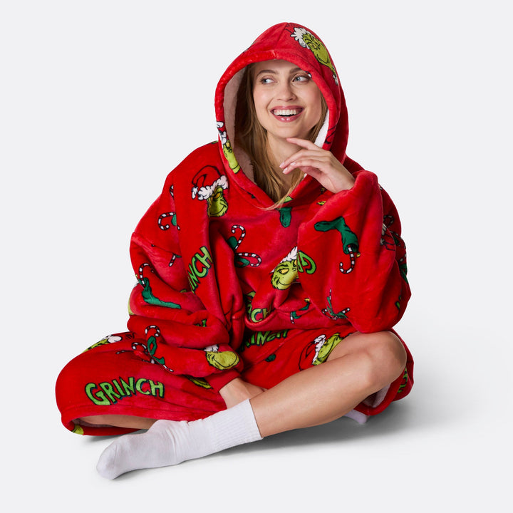 The Grinch punainen HappyHoodie
