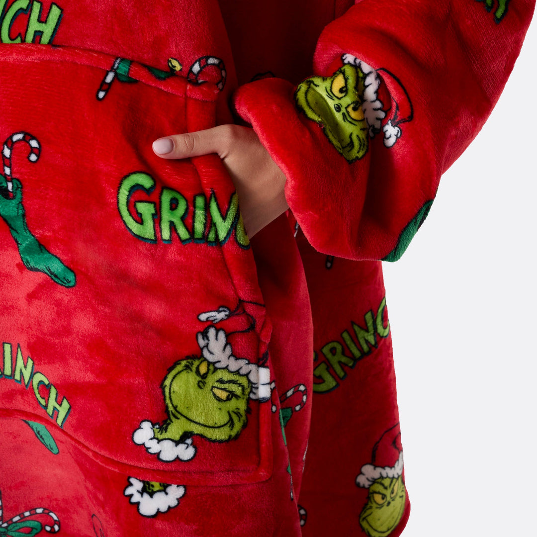 The Grinch punainen HappyHoodie