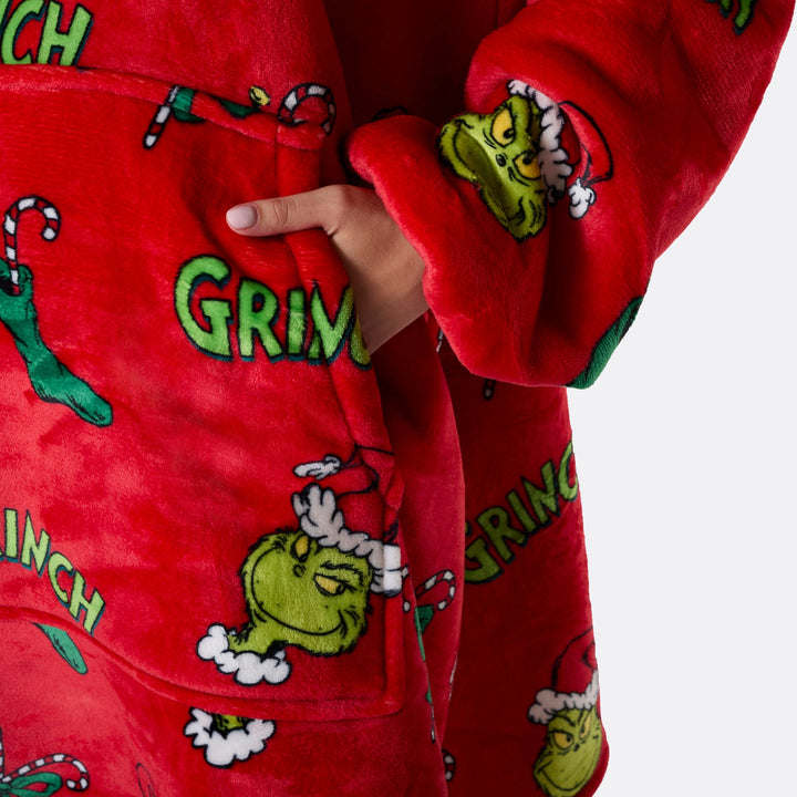 The Grinch punainen HappyHoodie