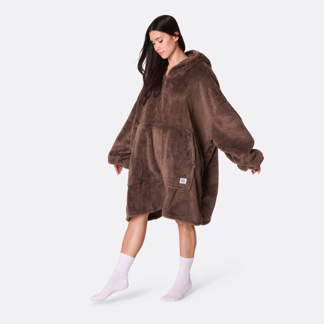 Ruskea Teddy HappyHoodie