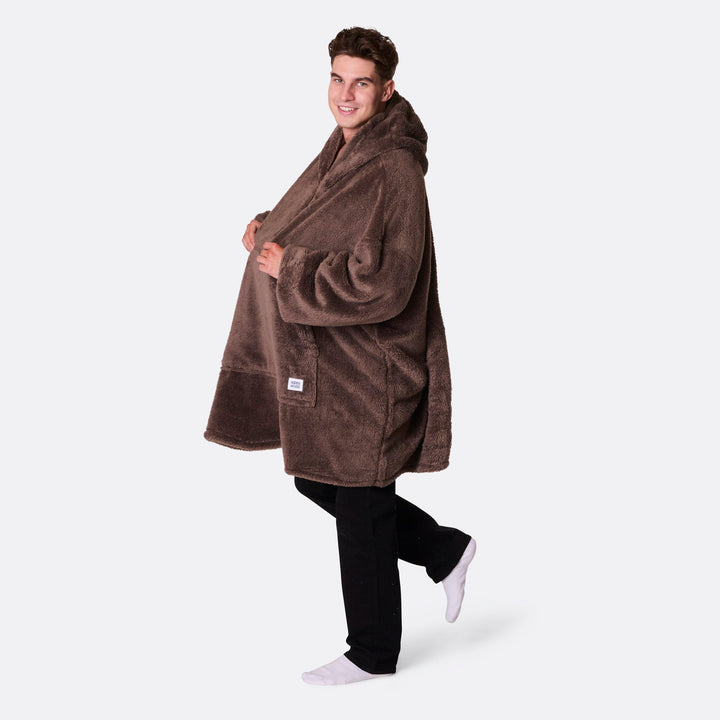 Ruskea Teddy HappyHoodie