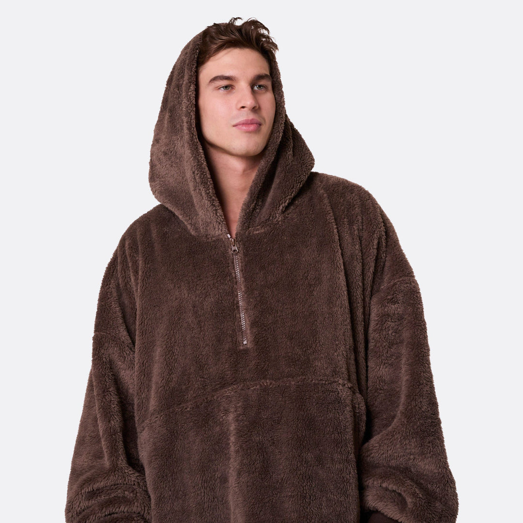 Ruskea Teddy HappyHoodie