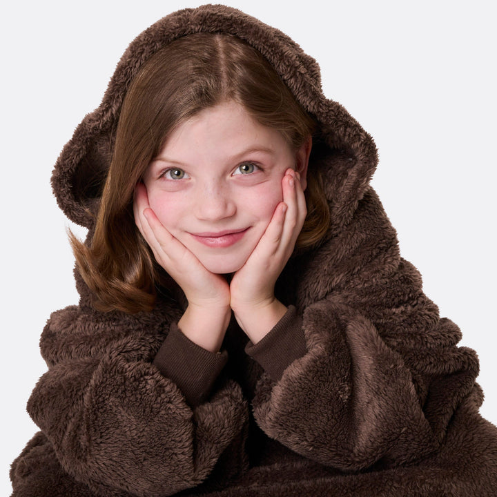 Lasten Ruskea Teddy HappyHoodie