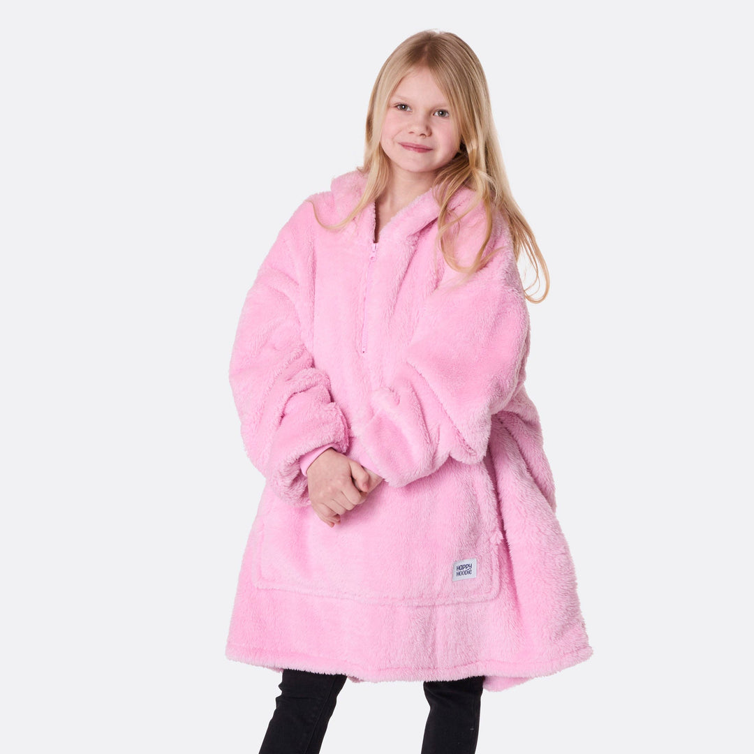 Lasten Vaaleanpunainen Teddy HappyHoodie