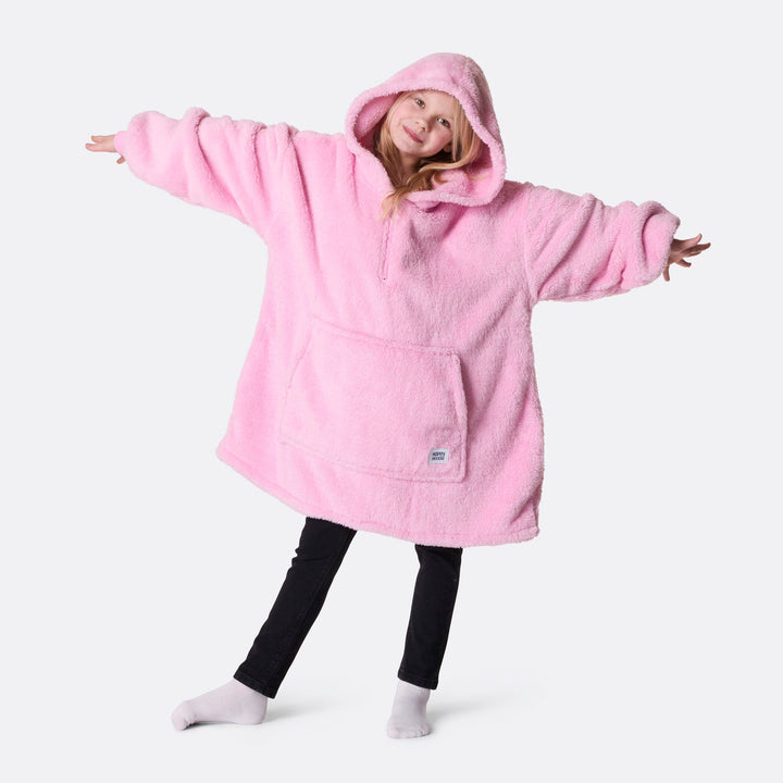 Lasten Vaaleanpunainen Teddy HappyHoodie