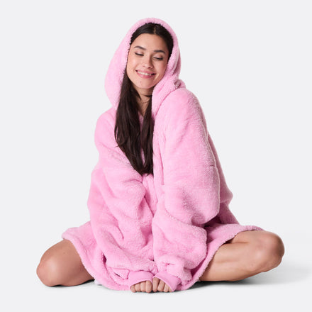 Vaaleanpunainen Teddy HappyHoodie