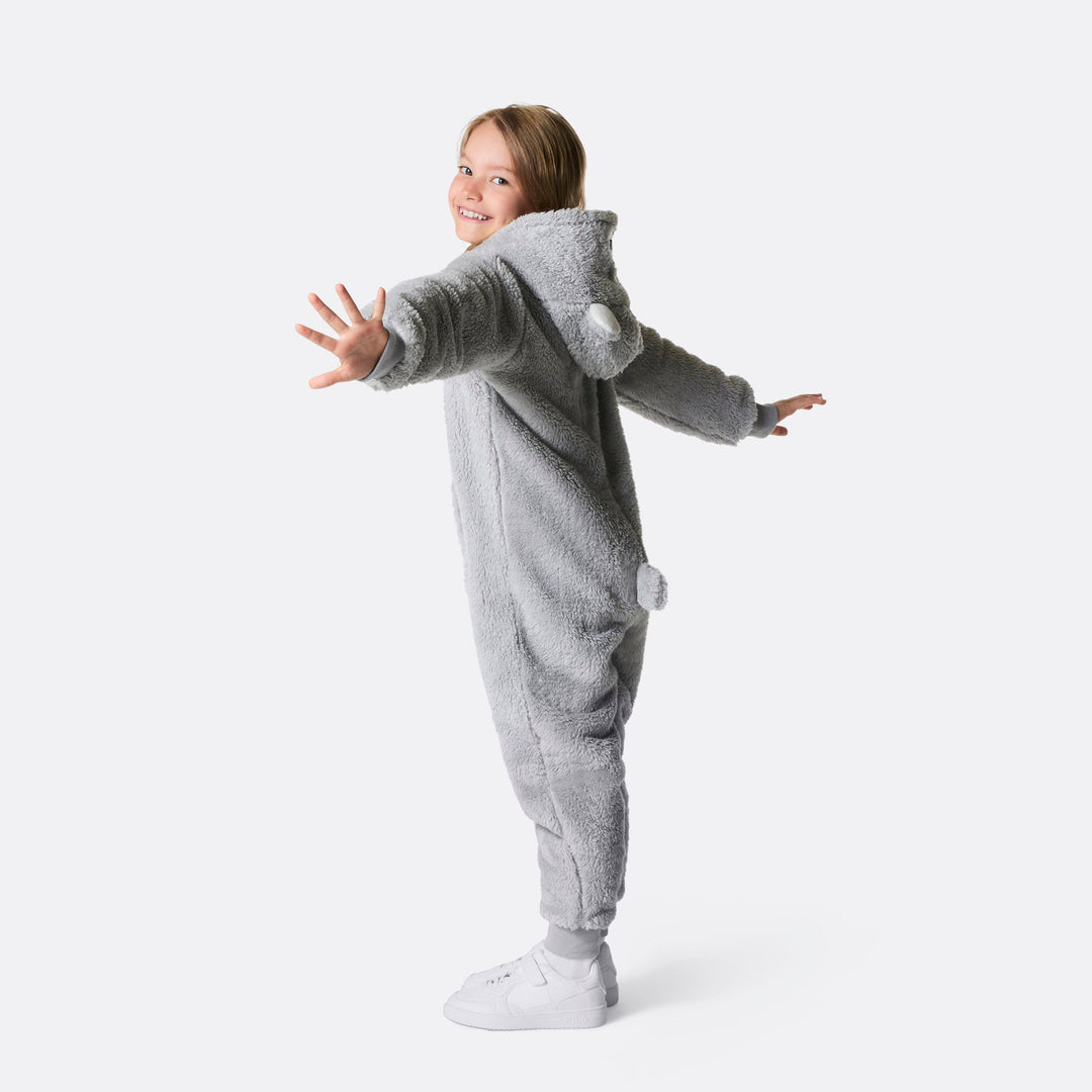 Lasten Harmaa Nallekarhu Onesie