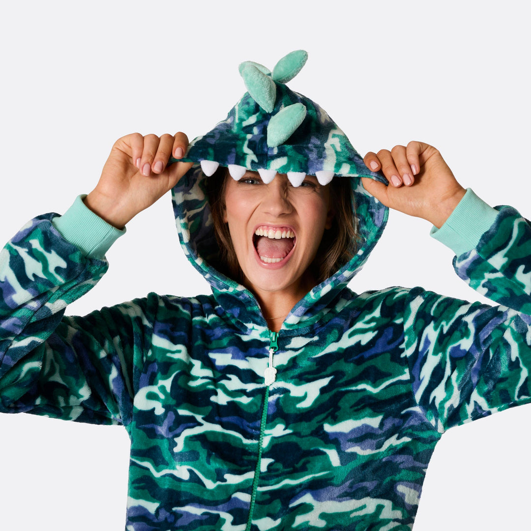 Naisten Dinosaurus Onesie