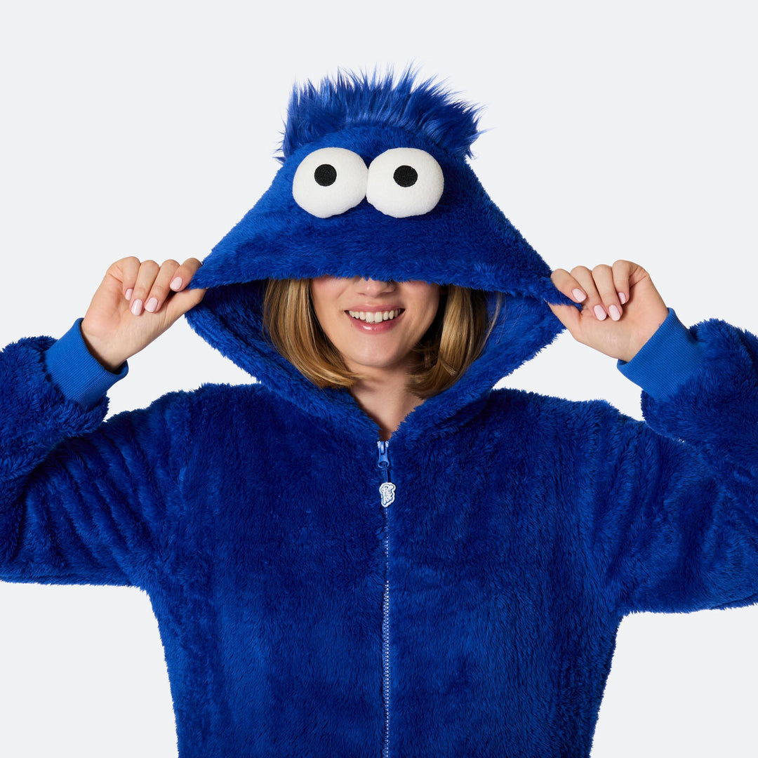 Naisten Sininen Monsteri Onesie