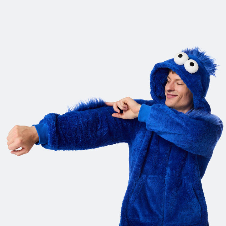 Miesten Sininen Monsteri Onesie
