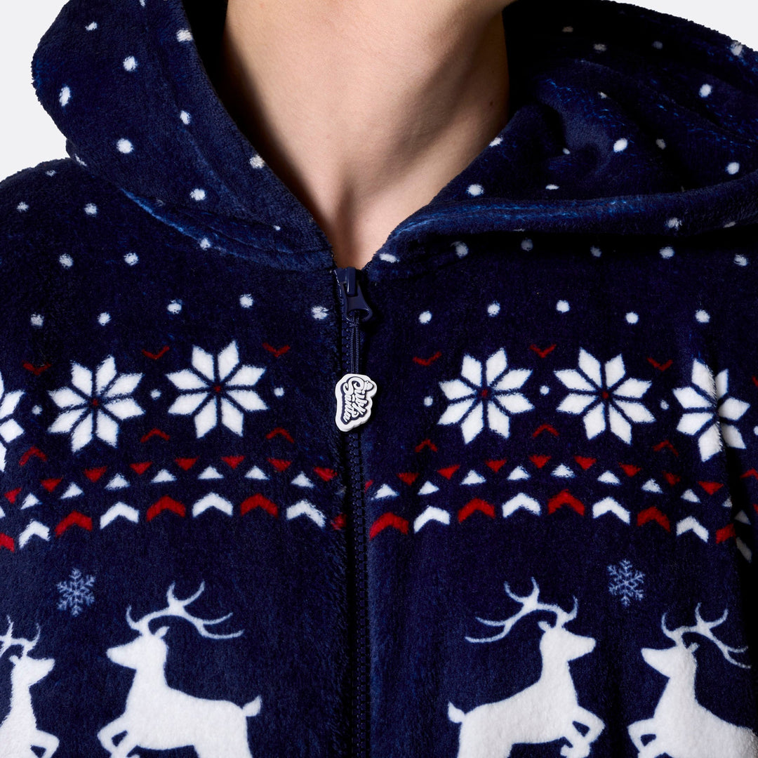 Miesten sininen joulu Onesie