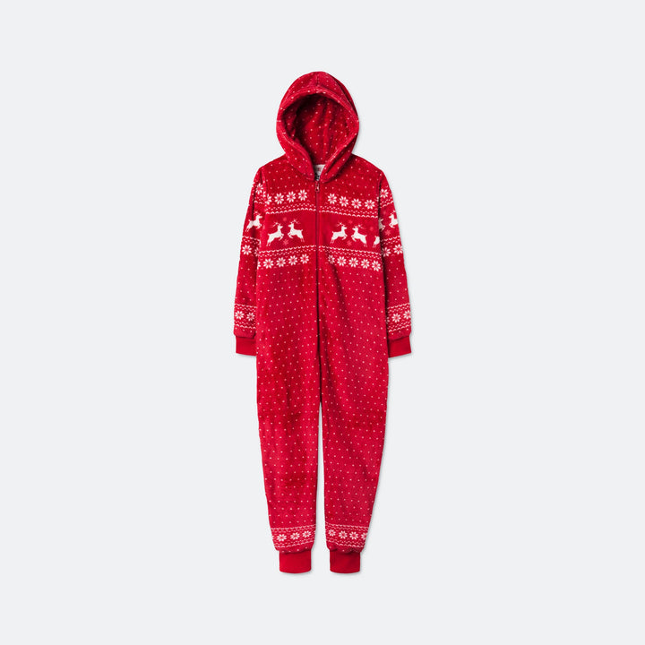 Lasten punainen jouluonesie