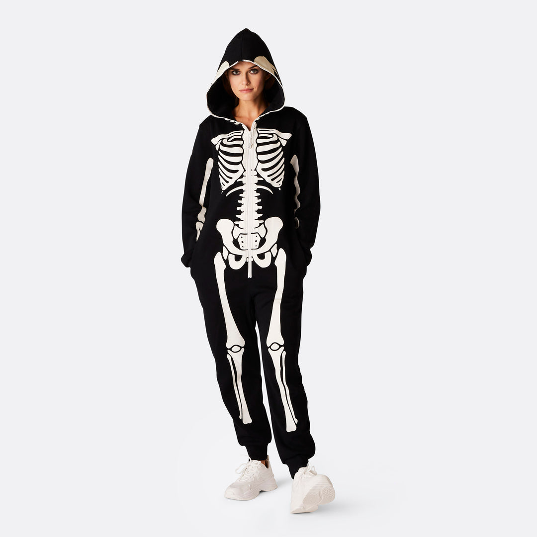 Naisten luuranko Halloween Onesie