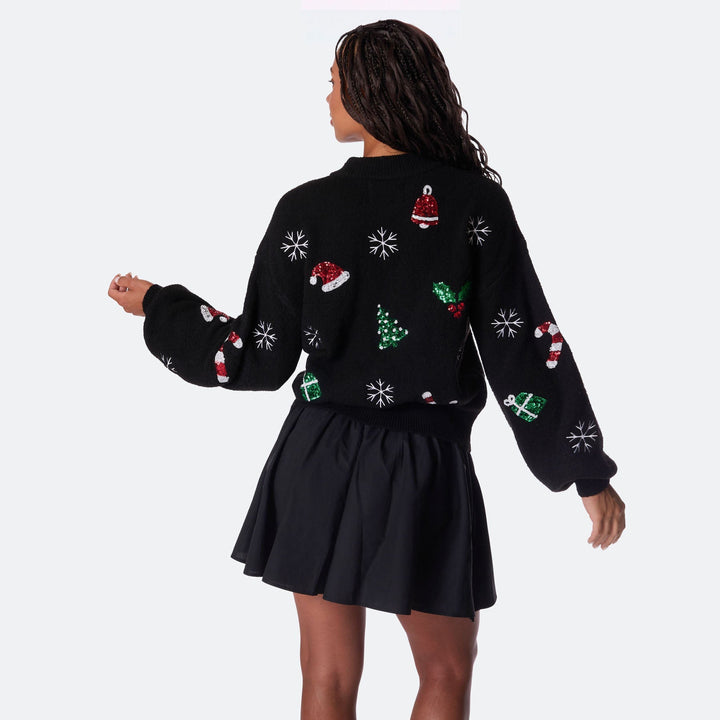 Naisten Merry & Bright Oversized Jouluneule
