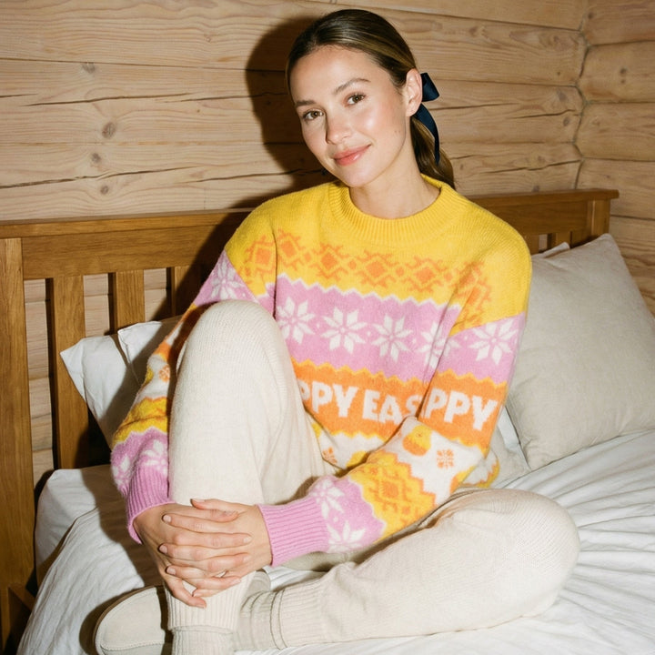 Naisten Oversized-Pääsiäisneule