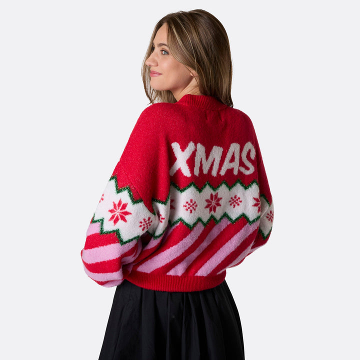 Naisten Merry Xmas Oversized Jouluneule