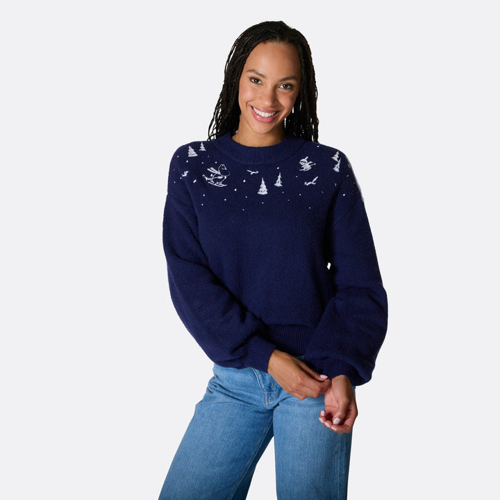 Naisten Muumi Oversized jouluneule