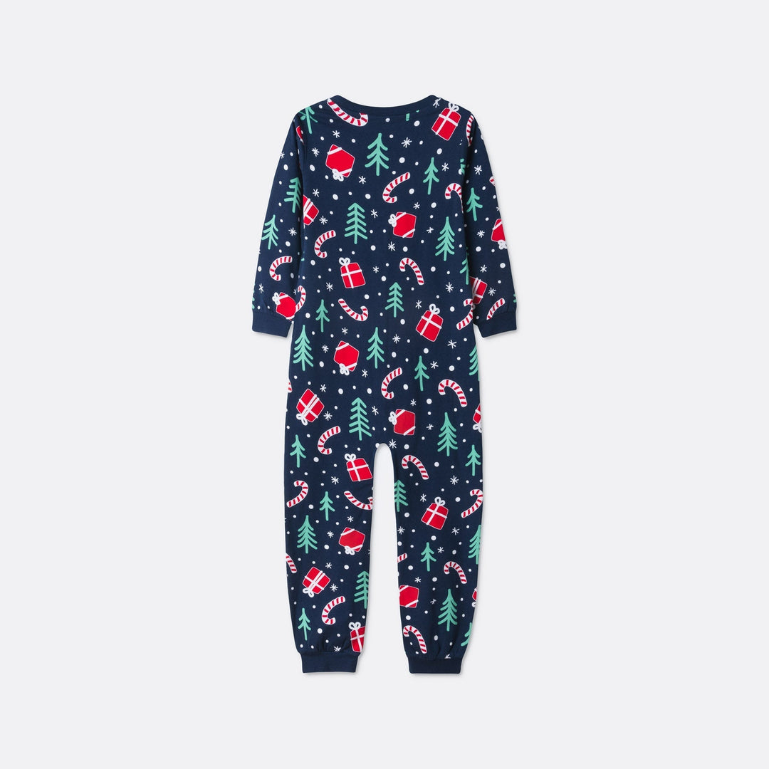 Lasten Sininen Joulukuvio Joulupyjama