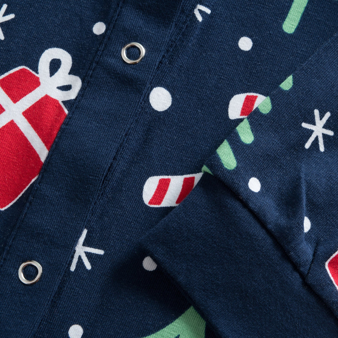 Lasten Sininen Joulukuvio Joulupyjama