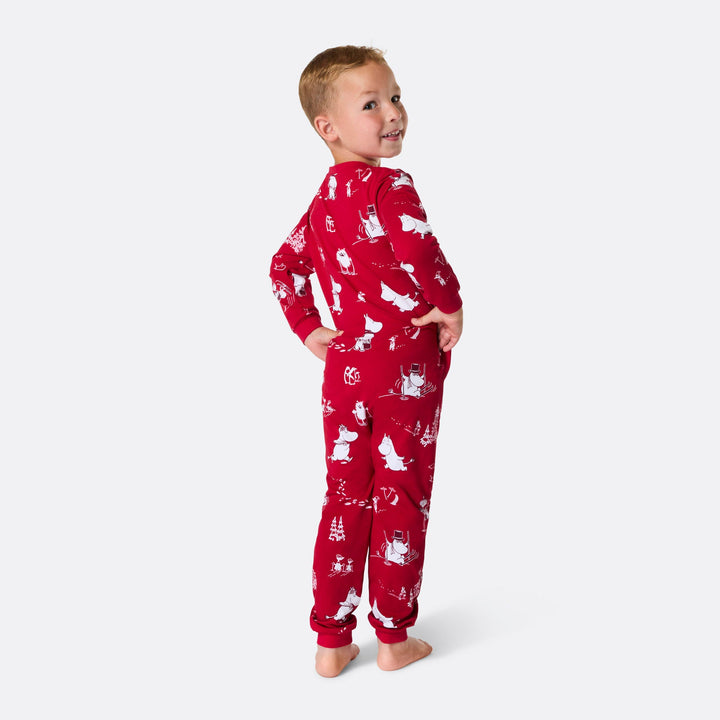 Lasten Muumi overall-joulupyjama