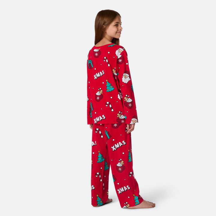 Lasten Punainen Xmas Joulupyjama