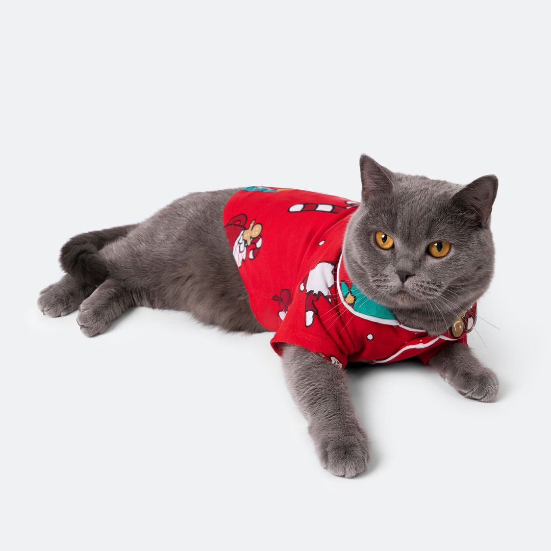 Kissojen Punainen Xmas Joulupyjama