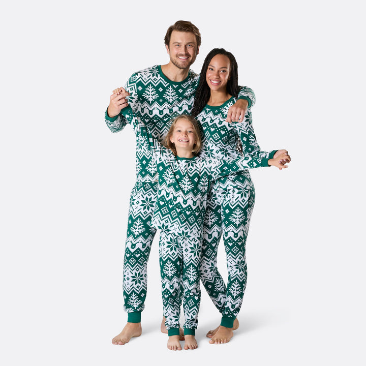 Lasten Vihreä Jouluneule Joulupyjama