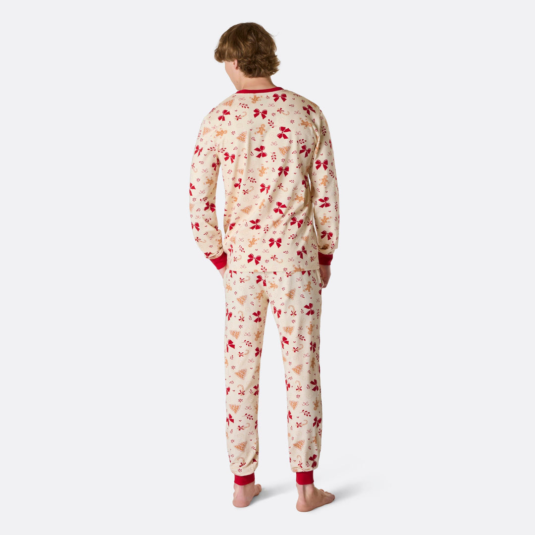 Miesten piparkakku joulupyjama