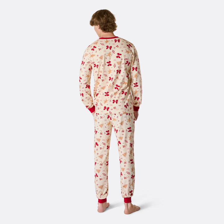 Miesten piparkakku joulupyjama