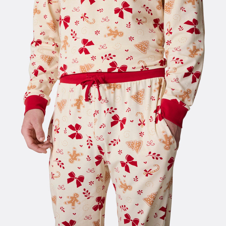 Miesten piparkakku joulupyjama