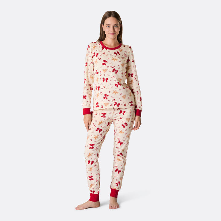Naisten piparkakku joulupyjama