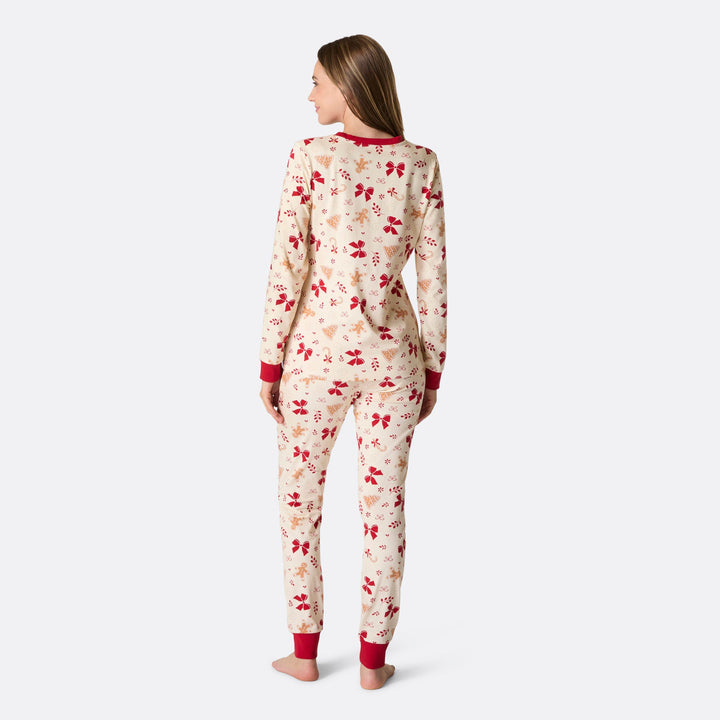 Naisten piparkakku joulupyjama